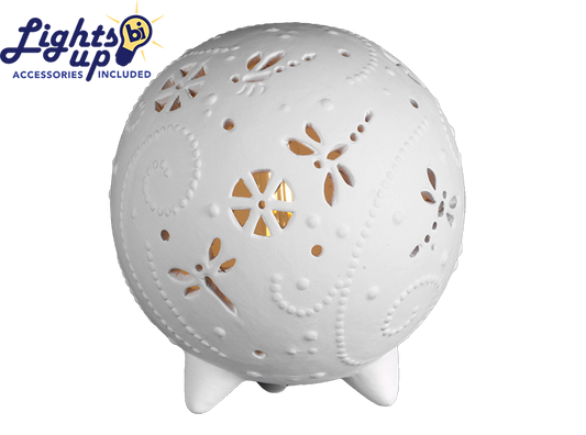 Bisque Lighted Dragonfly Luminary (Case of 1)