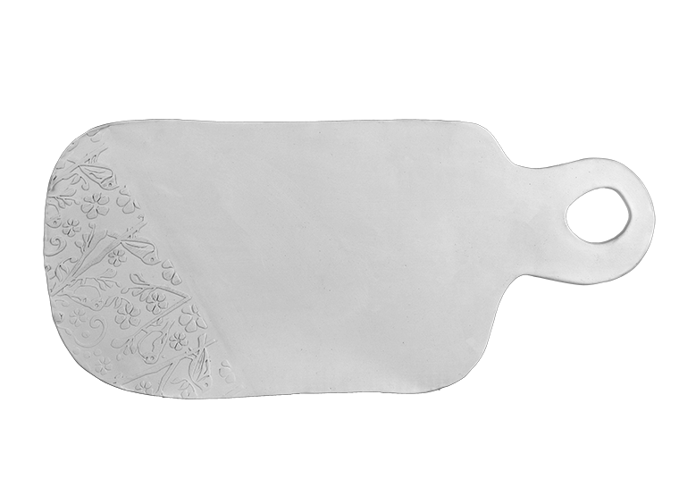 Bisque Textured Vines Charcuterie Board (Case of 4)