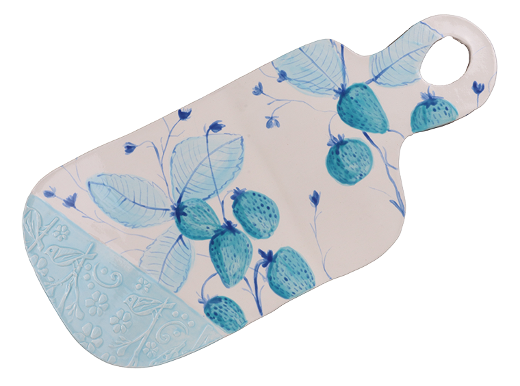 Bisque Textured Vines Charcuterie Board (Case of 4)