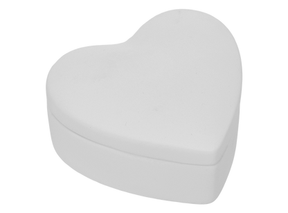 Bisque Conversation Heart Box (Case of 12)