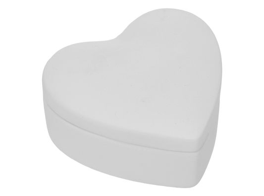 Bisque Conversation Heart Box (Case of 12)
