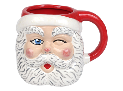 Bisque Vintage Santa Claus Mug (Case of 4)