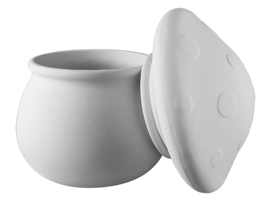 Bisque Shroom Canister (Case of 1)