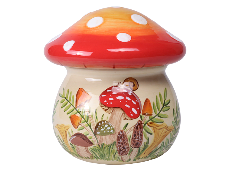 Bisque Shroom Canister (Case of 1)