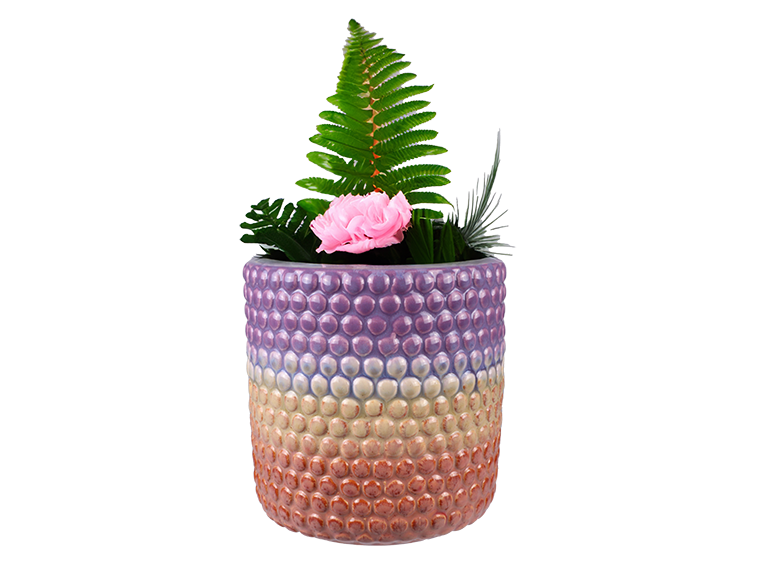Bisque Beaded Planter (Case of 2)