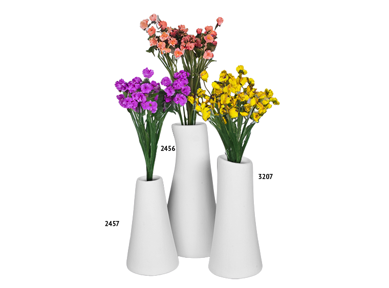 Bisque Organic Bud Vase 2 (Case of 12)