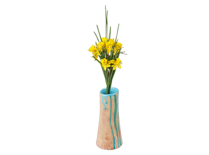 Bisque Organic Bud Vase 2 (Case of 12)