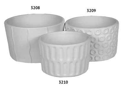 Bisque Squiggle Textured Bowl (Case of 6)