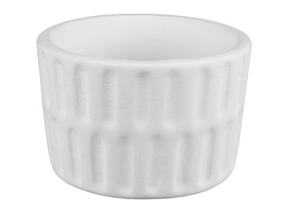 Bisque Notch Textured Bowl (Case of 8)