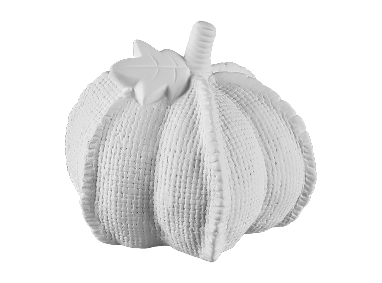 Bisque Burlap Pumpkin (Case of 4)