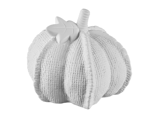 Bisque Burlap Pumpkin (Case of 4)
