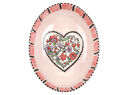 Bisque 12" Oval Coupe Serving Bowl (Case of 2)