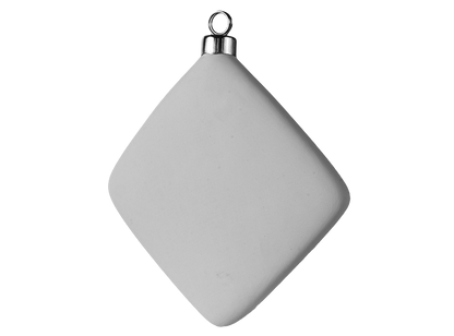 Bisque Diamond Pillow Ornament (Case of 12)