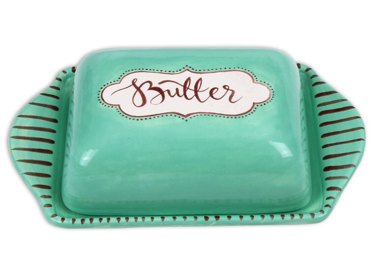 Bisque Big Butter Dish (Case of 12)