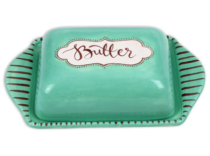 Bisque Big Butter Dish (Case of 12)