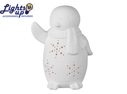 Bisque Lighted Waddles The Penguin (Case of 1)