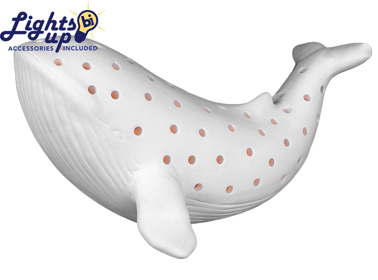 Bisque Lighted Bailee The Whale (Case of 1)