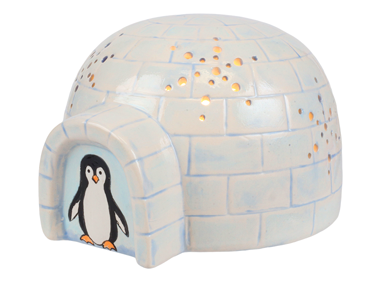 Bisque Lighted Igloo (Case of 2)