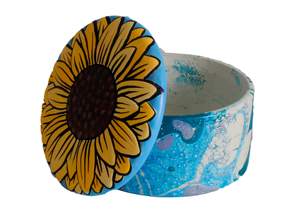 Bisque Sunflower Box (Case of 4)