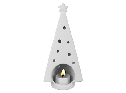Bisque Geometric Tree Lantern (Case of 4)