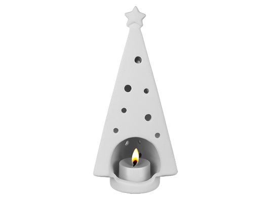 Bisque Geometric Tree Lantern (Case of 4)