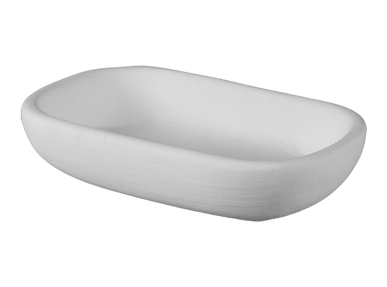 Bisque Rounded Rectangle Sauce Dish (Case of 8)