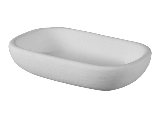 Bisque Rounded Rectangle Sauce Dish (Case of 8)