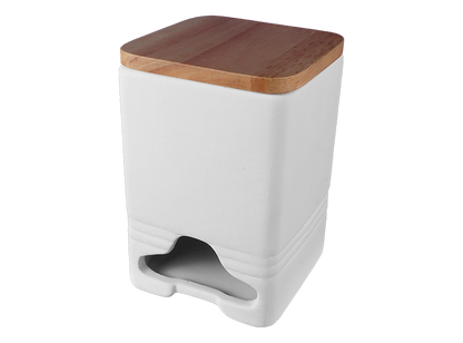 Bisque Modern Teabag Dispenser (Case of 4)