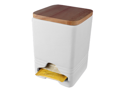 Bisque Modern Teabag Dispenser (Case of 4)