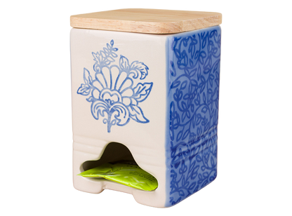 Bisque Modern Teabag Dispenser (Case of 4)