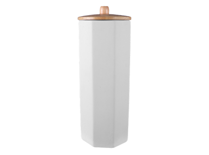 Bisque Prism Pasta Canister (Case of 2)