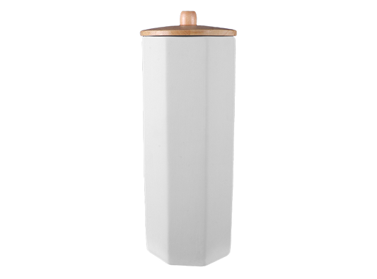 Bisque Prism Pasta Canister (Case of 2)
