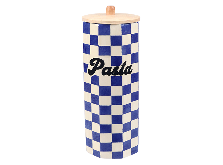 Bisque Prism Pasta Canister (Case of 2)