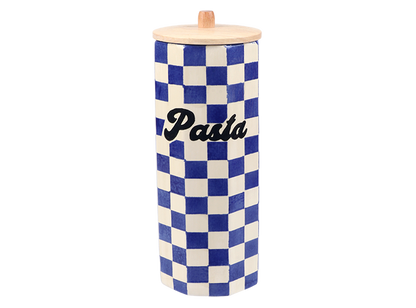 Bisque Prism Pasta Canister (Case of 2)