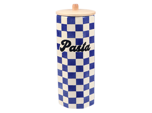 Bisque Prism Pasta Canister (Case of 2)