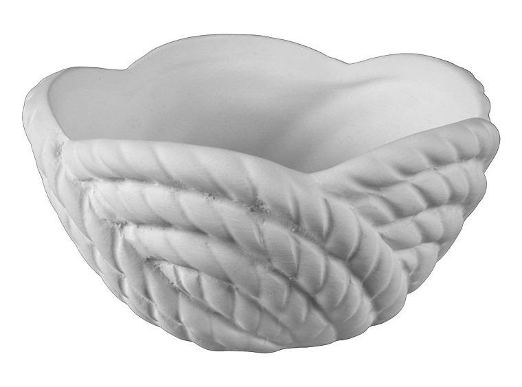 Bisque Sailor's Knot Bowl (Case of 8)