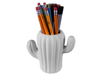Bisque Prickly Pencil Crock (Case of 6)