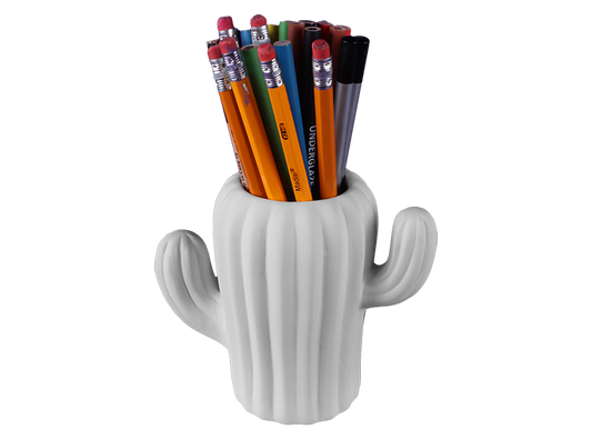 Bisque Prickly Pencil Crock (Case of 6)