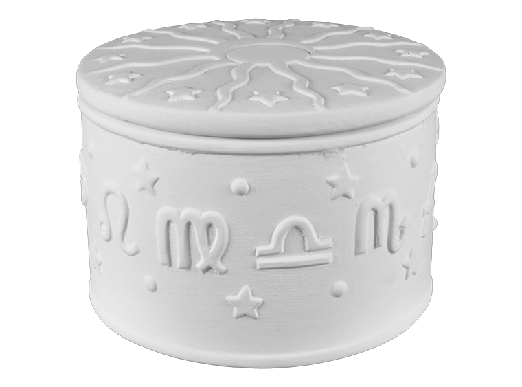 Bisque Astrology Box (Case of 4)