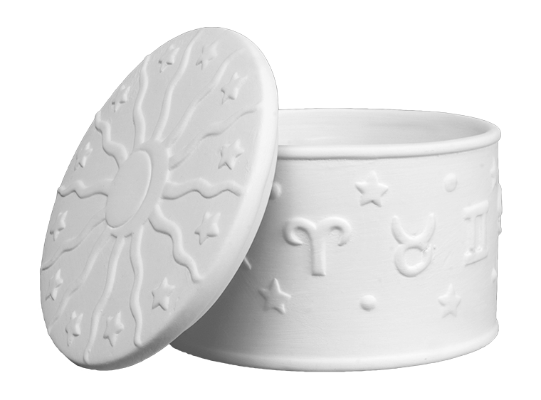 Bisque Astrology Box (Case of 4)