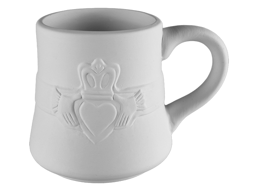 Bisque Claddagh Mug (Case of 4)