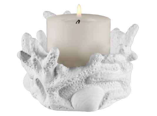Bisque Coral Candle Votive (Case of 2)