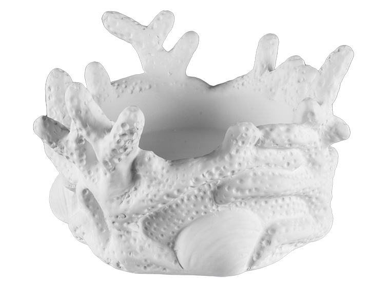 Bisque Coral Candle Votive (Case of 2)