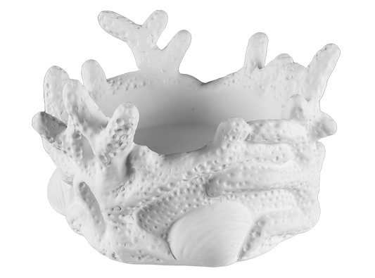 Bisque Coral Candle Votive (Case of 2)