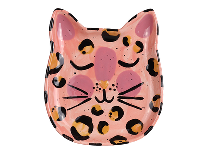 Bisque Cat Face Dish (Case of 12)