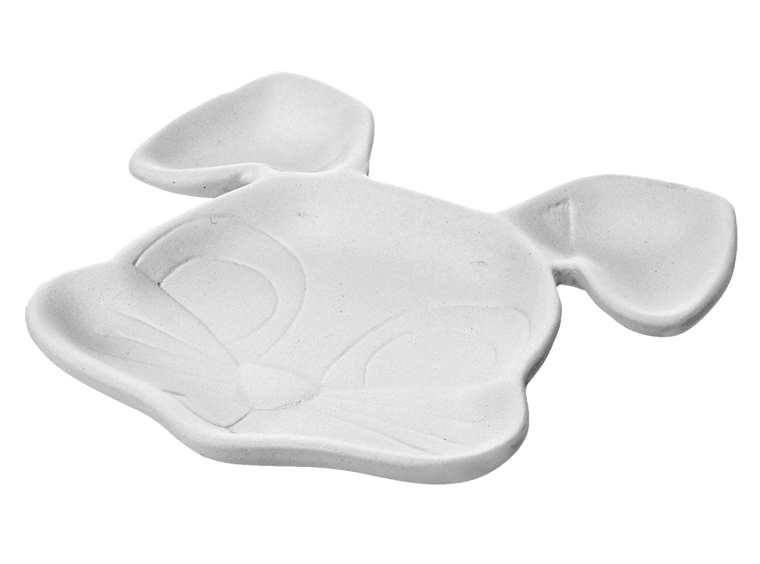 Bisque Bunny Dish (Case of 12)