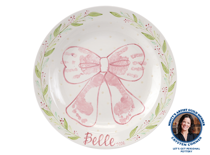 Bisque Rim Round Platter (Case of 4)