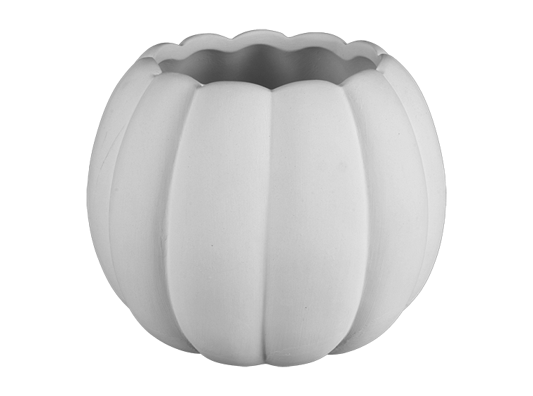 Bisque Pumpkin Planter (Case of 4)
