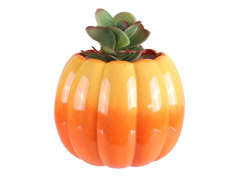 Bisque Pumpkin Planter (Case of 4)