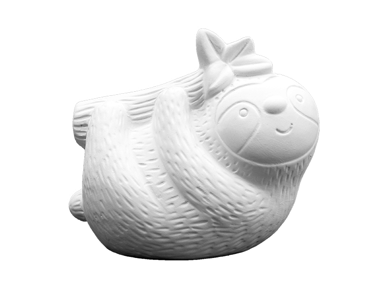 Bisque Sloth Bank (Case of 4)